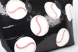 Hey, Batter Batter Baseball Sparkle Bag 15.7" x 7.9" x 13"