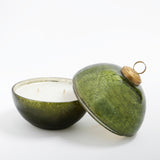 Noble Fir - Fall Green Glass Ornament Candle MIN 4