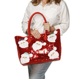Santa Sparkle Bag 15.7" x 7.9" x 13"