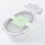 CAPE JASMINE PINEAPPLE DOUGH BOWL CANDLE