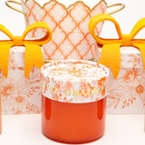 $15.00 min 3 - GRAPEFRUIT 2 WICK CANDLE WITH DECORATIVE LID