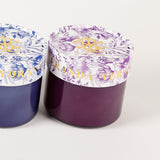 $15.00 min 3 - VERANDA 2 WICK CANDLE WITH DECORATIVE LID