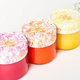 $15.00 min 3 - GRAPEFRUIT 2 WICK CANDLE WITH DECORATIVE LID