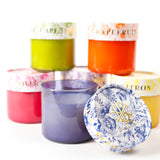 $15.00 min 3 - CAPE JASMINE 2 WICK CANDLE WITH DECORATIVE LID