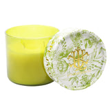 $15.00 min 3 - CAPE JASMINE 2 WICK CANDLE WITH DECORATIVE LID