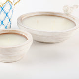 $22.50 min 4 - BLUE HYDRANGEA LARGE BIRD BATH CANDLE