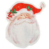 $4.00 min 12 OLD WORLD SANTA DIECUT BEVERAGE NAPKIN..16 pieces per pkg
