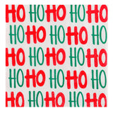 $4.00 min 12 HOHOHO RED/GREEN BEVERAGE NAPKIN..20 pieces per pkg