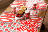 $4.00 min 12 HO DIECUT BEVERAGE NAPKIN..16 pieces per pkg