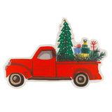 $7.00 min 12 RED TRUCK DIECUT PLACEMAT