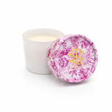 $15.00 min 3 - LOVER'S LANE 2 WICK CANDLE WITH DECORATIVE LID