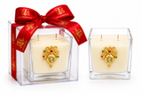 O'Holy Night 20 oz Square Candle with Ornament MIN 4