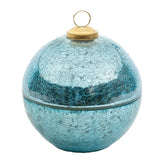 O' Holy Night French Blue Glass Ornament Candle MIN 4