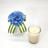 Blue Hydrangea 8 oz. Flower Box Candle (case of 6)