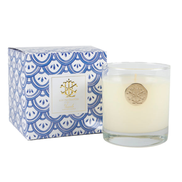 Veranda 8 oz Blue and White Designer Box Min 6