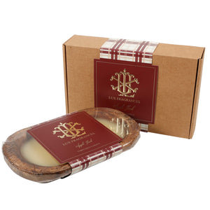 3 WICK APPLE JACK DOUGH BOWL GIFT BOX - $21.00 min 4