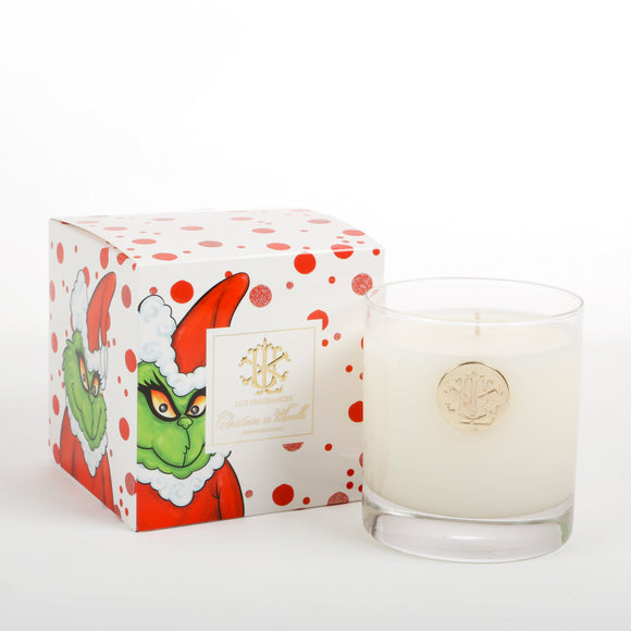 Christmas in Whoville 8 oz Designer Box Candle MIN 6