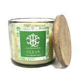 Clean 12 oz. Lidded Candle - case of 3 - Lux Home Collection