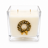 Juniper Berry 20 oz Square Glass Candle MIN 4