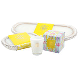 Citron 5-Wick White Beaded Bowl Candle -Spring Edition