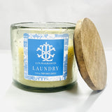 Laundry 12 oz. Lidded Candle - case of 3- Lux Home Collection