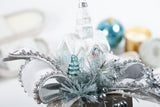 O' Holy Night French Blue Glass Ornament Candle MIN 4