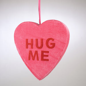 $7.25 MIN 1        9" HUG ME HANGING HEART