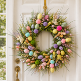 22" EASTER STEM WITH EGG & POMPOM MIN 1