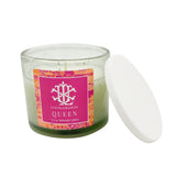 Queen 13.5 oz. Lidded Candle -  $14.99 each - case of 3 - Lux Home Collection