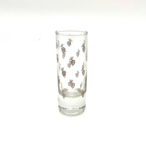 Shooter Glass-Pine Cone 2oz   4" x 1.25"