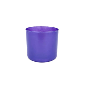 Purple Straight Side Glass 15oz     4" x 3.5"