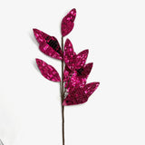 30" HOT PINK LEAF MIRROR SPRAY