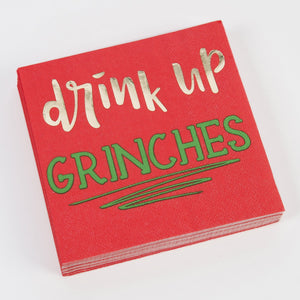 $4.00 min 12 - DRINK UP GRINCHES PKG OF 20 MIN 12