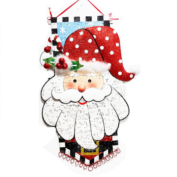$65.00 min 1 - SANTA FACE DOOR SCREEN