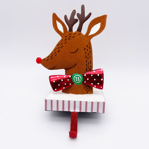 $26.00 min 4 - Folk Art Reindeer S/H
