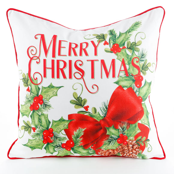 MERRY CHRISTMAS TRADITIONAL PILLOW